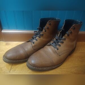 Thursday Boot Company | Captain Cap Toe Brown Genuine Leather Men's Boots